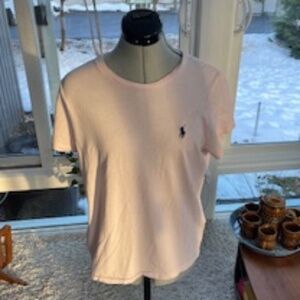 Polo Ralph Lauren - Light Pink T-shirt - L